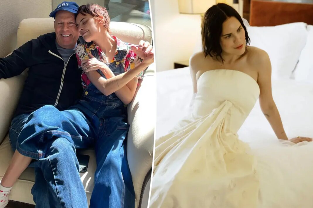 Bruce Willis celebrates daughter Tallulah's wedding in sweet photo