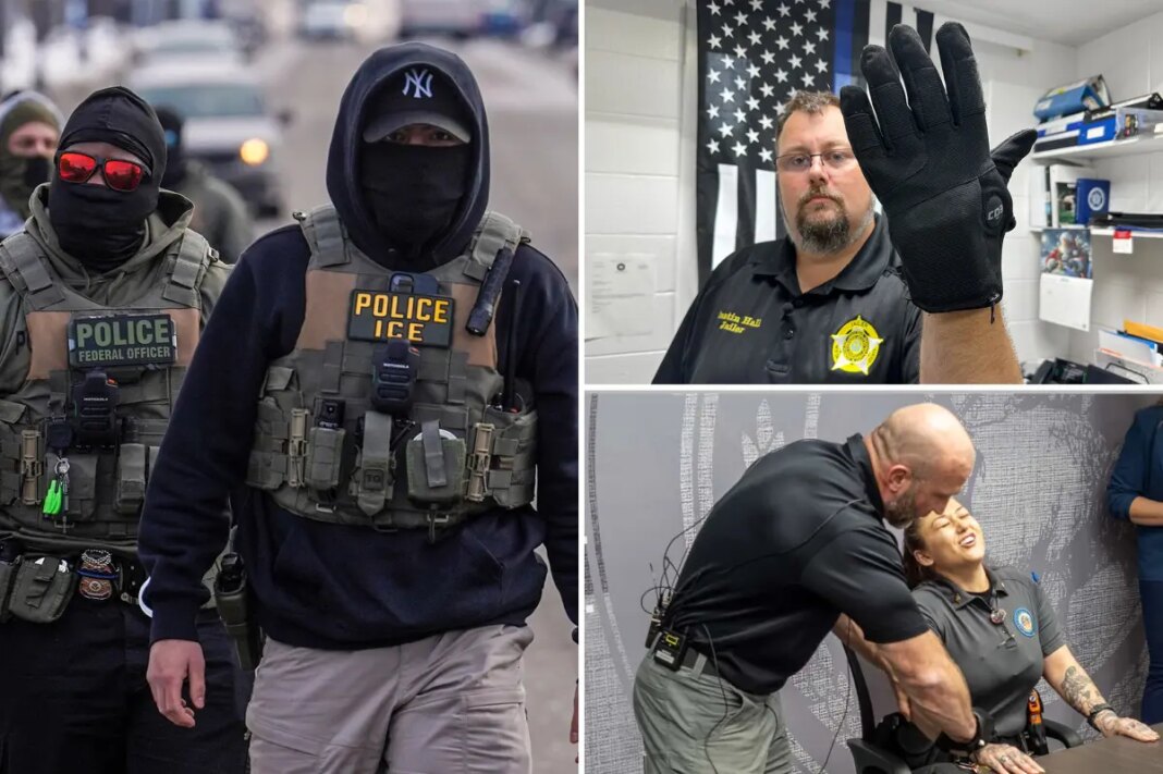 California lawmakers move to ban new ICE electric-shock gloves in fierce battle