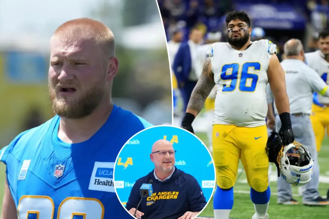 Chargers put on blast by former tackle amid Tyler Biadasz injury