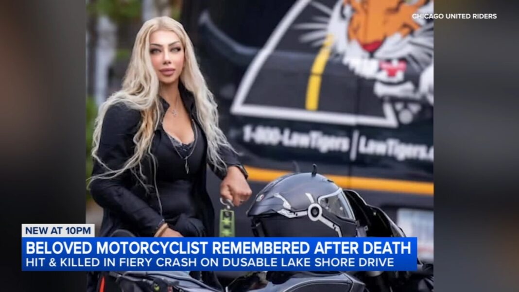 Chicago deadly crash: Woman riding motorcycle, Mehnoosh Hatam, killed in DuSable Lake Shore Drive crash downtown, police say