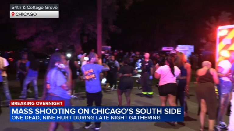 Washington Park Mass Shooting Kills 1, Injures 9 in Chicago