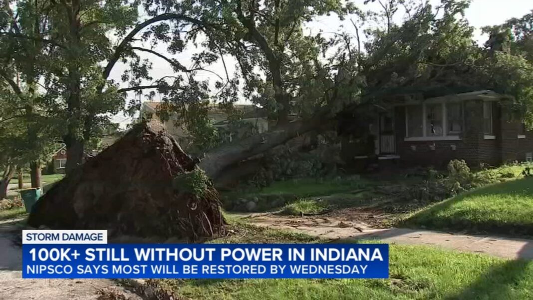 Chicago weather: Many NW Indiana residents remain without power as recovery from last week's storms continues