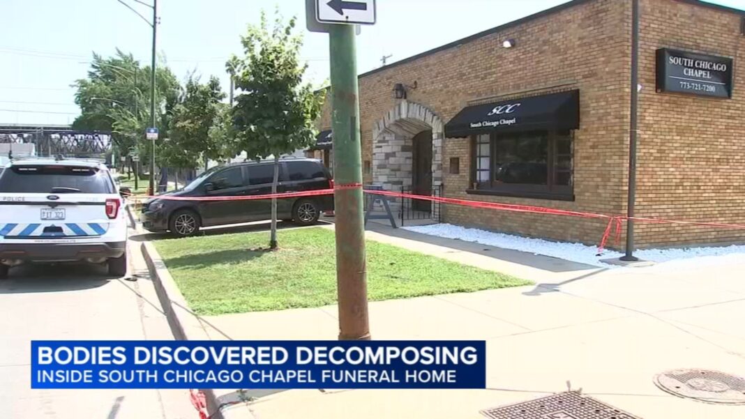 Cook County ME working to ID decomposing bodies found at South Chicago Chapel funeral home on East 95th Street on Southeast Side