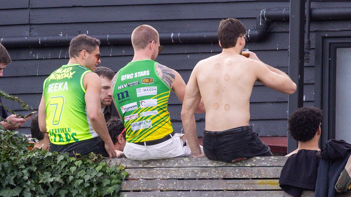 Country pub speaks out after AFL stars' wild 'Mad Monday' celebrations where players were caught mocking banned Swans by spanking each other's buttocks
