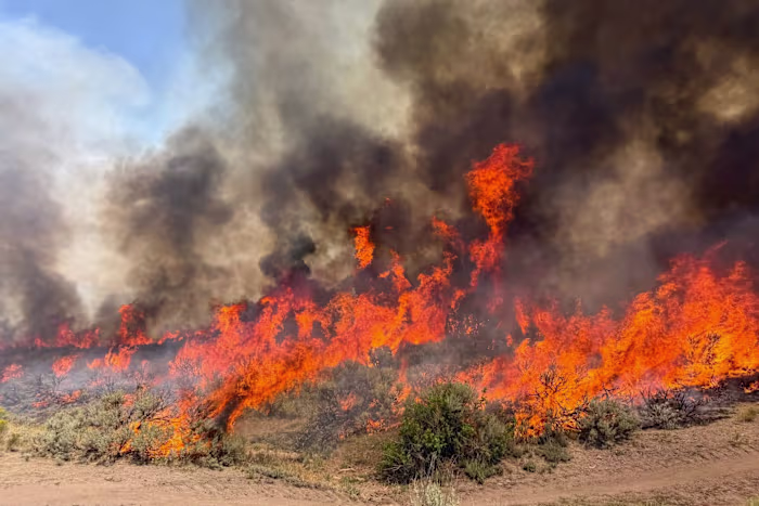 Dangerous wildfire keeps crews from reaching helicopter crash in Utah