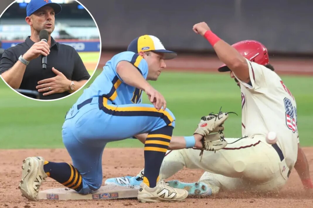 David Wright embraces Ford Battle of the Badges as NYPD, FDNY play ball at Citi Field