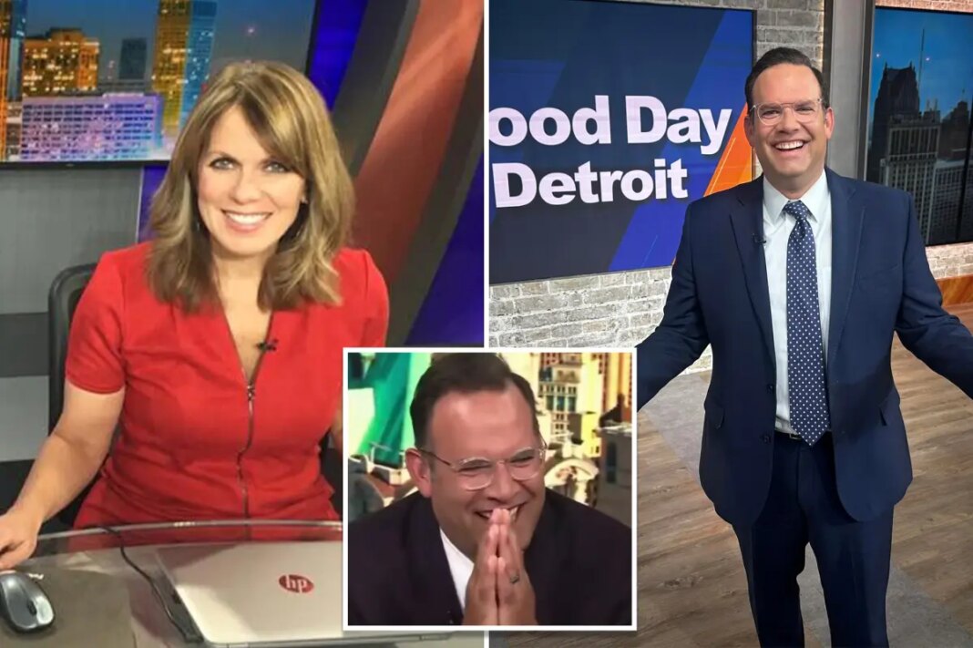 Detroit news anchor cracks up over co-host’s risqué question
