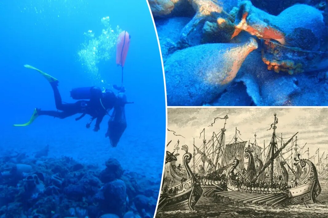 Divers discover mysterious 2,400-year-old shipwreck full of ancient artifacts