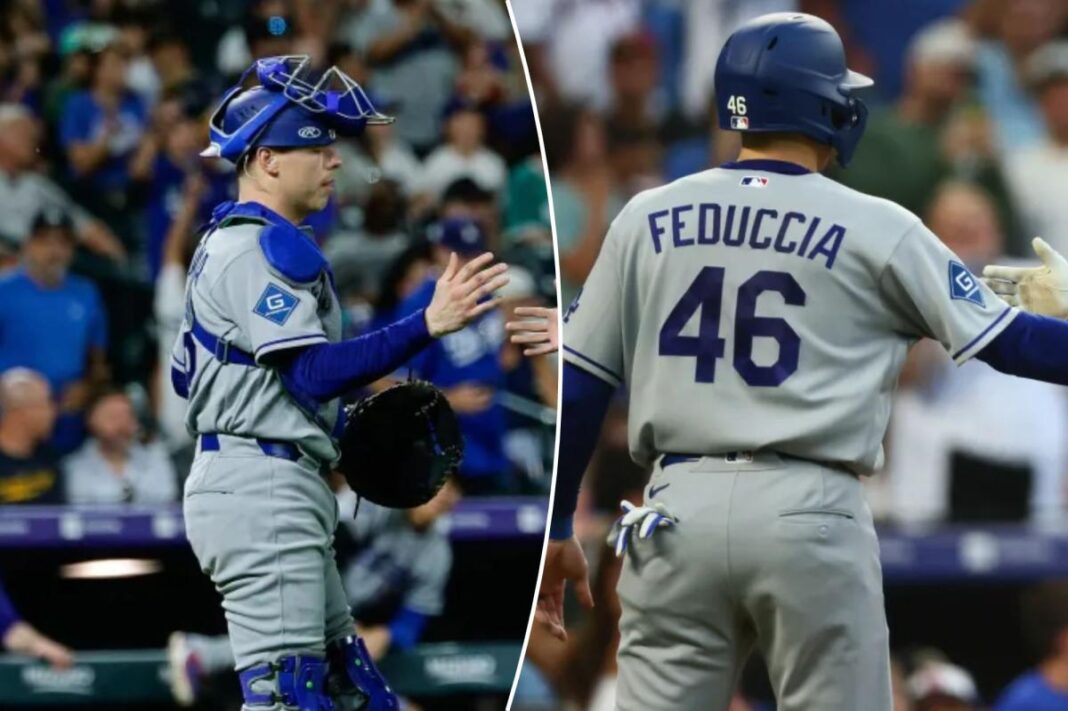 Dodgers catcher Hunter Feduccia makes early exit with stomach bug