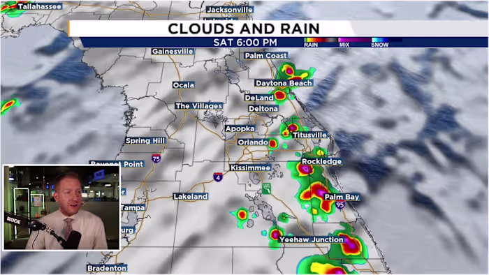 Drier Saturday with spotty afternoon storms