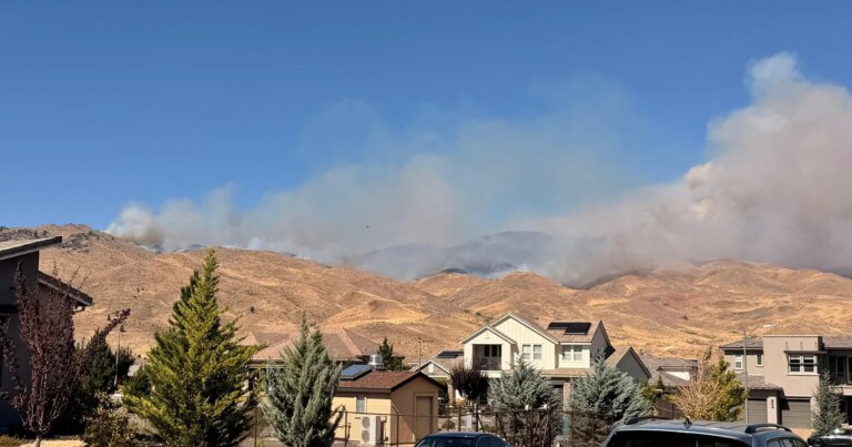 Rapidly Expanding Hawk Fire Near Reno, Nevada Triggers Mass Evacuation
