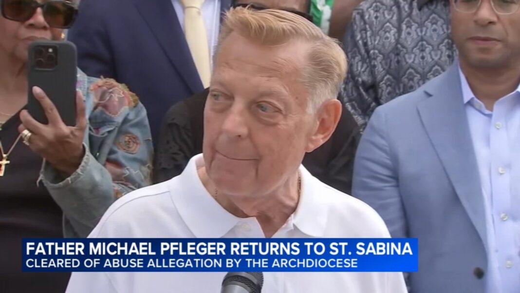 Father Michael Pfleger returns to St. Sabina Church in Auburn Gresham after Archdiocese of Chicago finds accusations unfounded