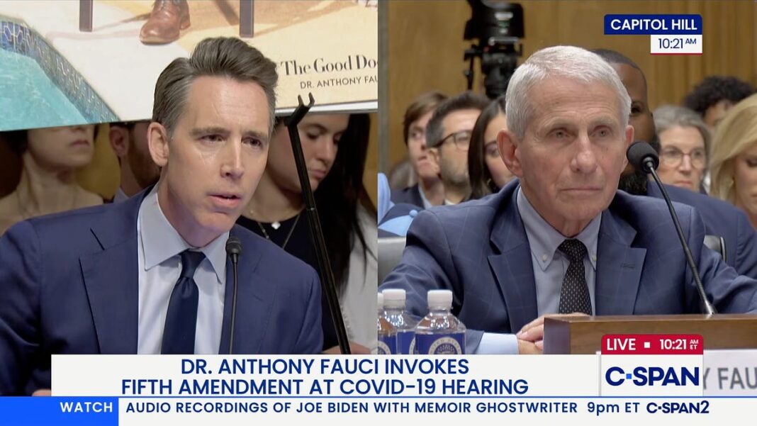 Fauci Stuns Congress by Pleading the Fifth 111 Times