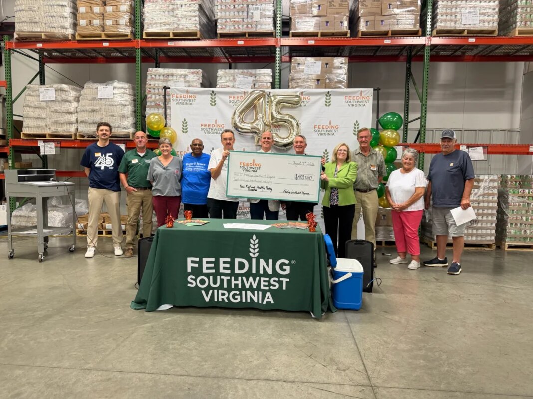 Feeding Southwest Virginia receives $403k check from The Wellspring Foundation
