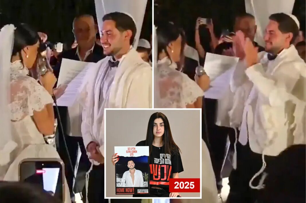 Former Hamas hostage Eliya Cohen ties the knot in Israel