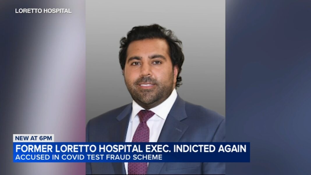 Former Loretto Hospital CFO Anosh Ahmed indicted again in COVID-19 test scheme; Chicago lab owner Mohamed Sirajudeen pled guilty