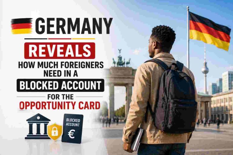 Germany Sets New Blocked Account Requirement for Opportunity Card Seekers