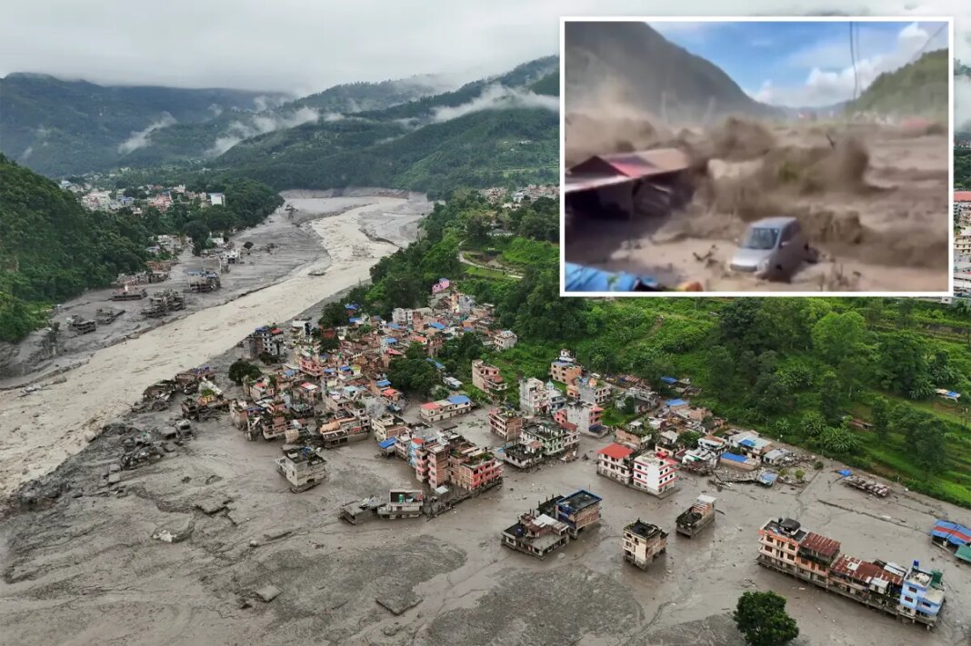 Glacier collapse triggered catastrophic Nepal flash floods unleashing 'tsunami from the sky'