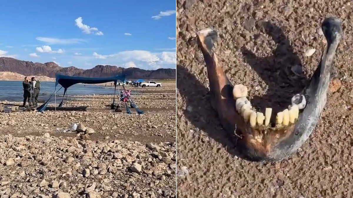 Gruesome discovery at Lake Mead as water level reaches record low