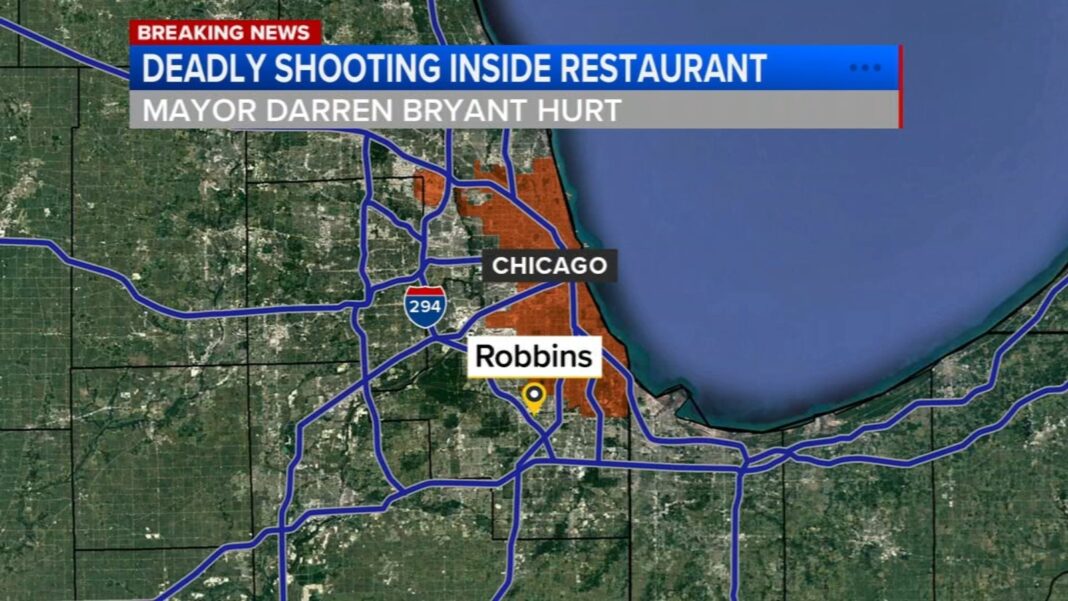 Gunman Marquelle Rose shot, killed by security at Harold's Chicken Restaurant in Robbins, Mayor Darren Bryant injured: officials