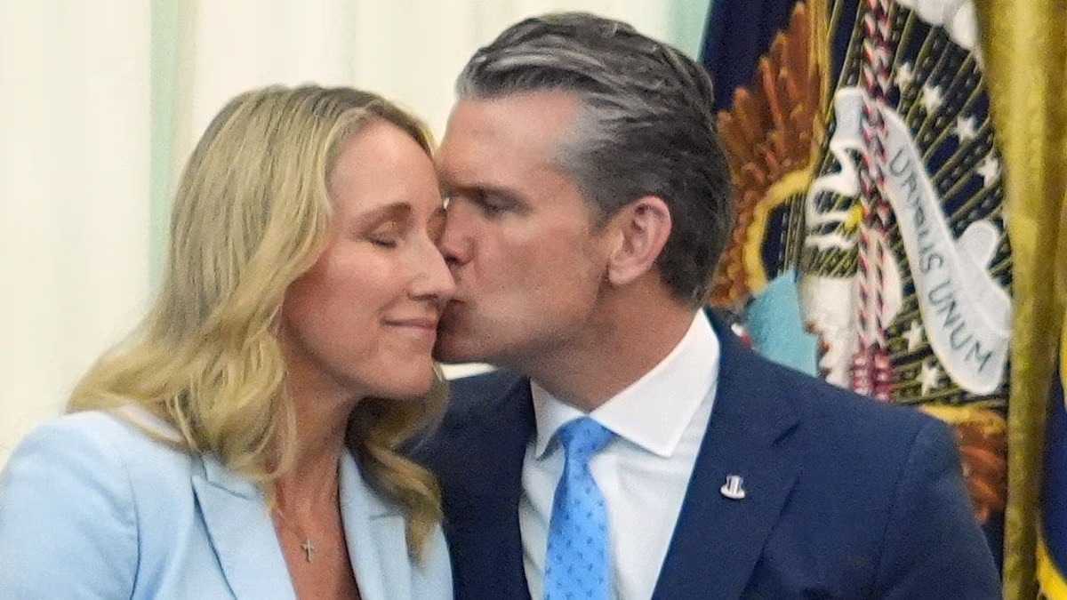 Humiliating reason Pete Hegseth's wife never leaves his side