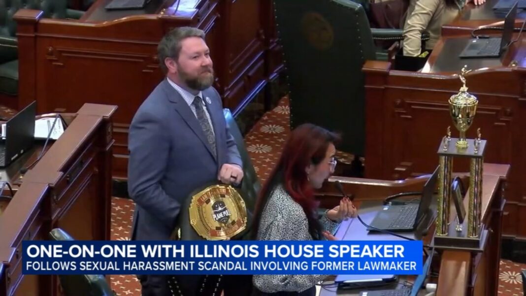 Illinois House Speaker Welch expresses regret over handling of former state Rep. Harry Benton's sexual harassment case