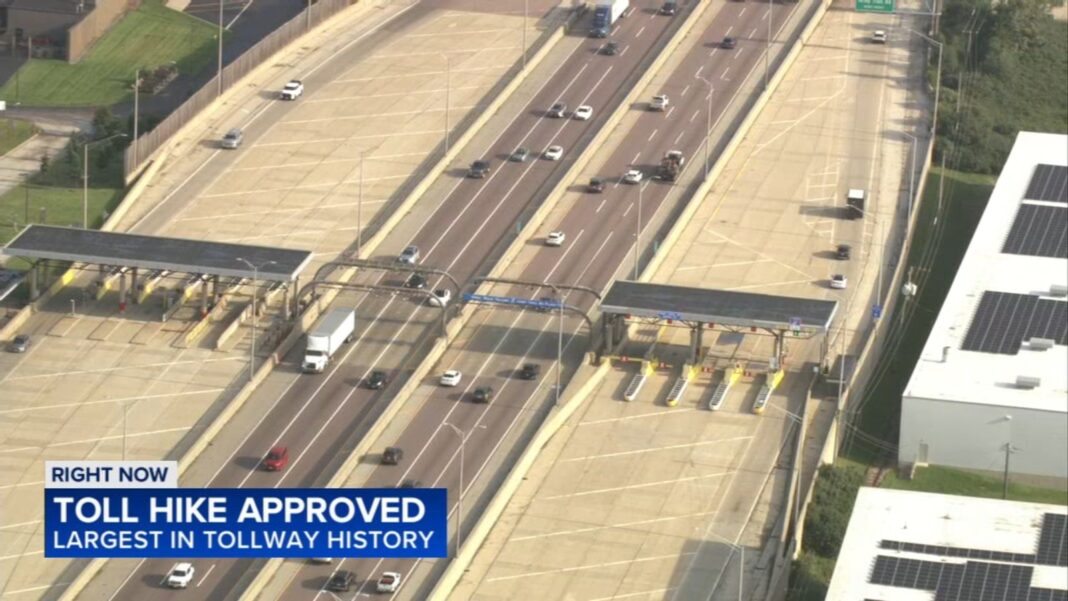 Illinois Tollway board votes to approve toll increases