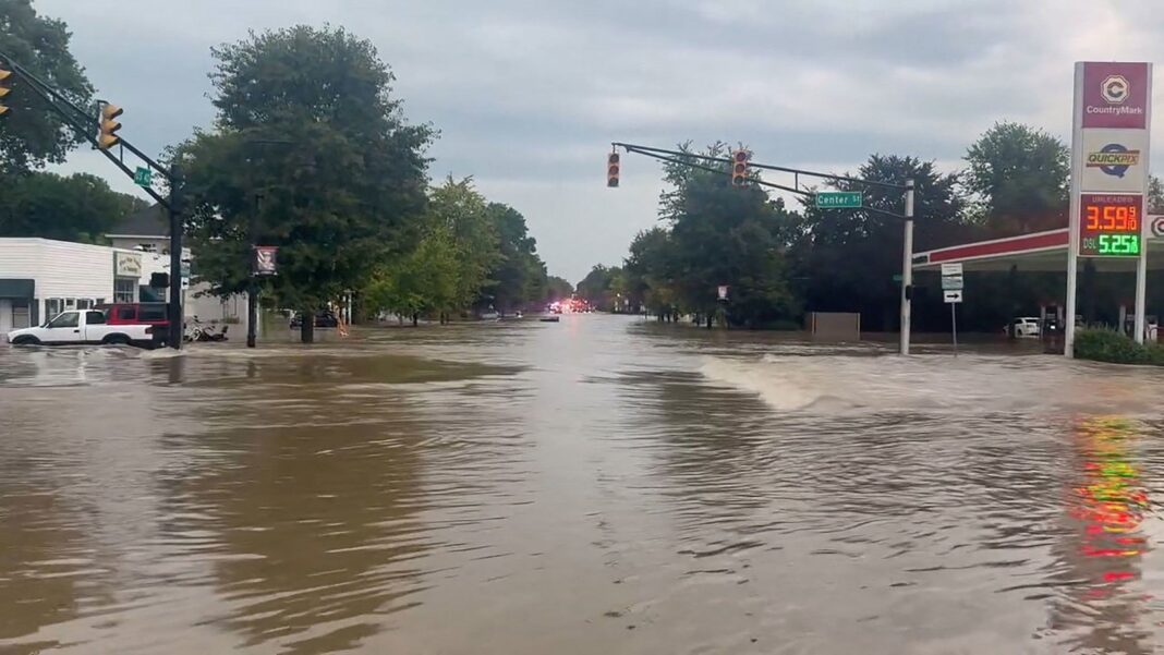 Indiana flooding: Farmer helps save toddler from drowning in flooded basement in Rush County, Indiana, sheriff says