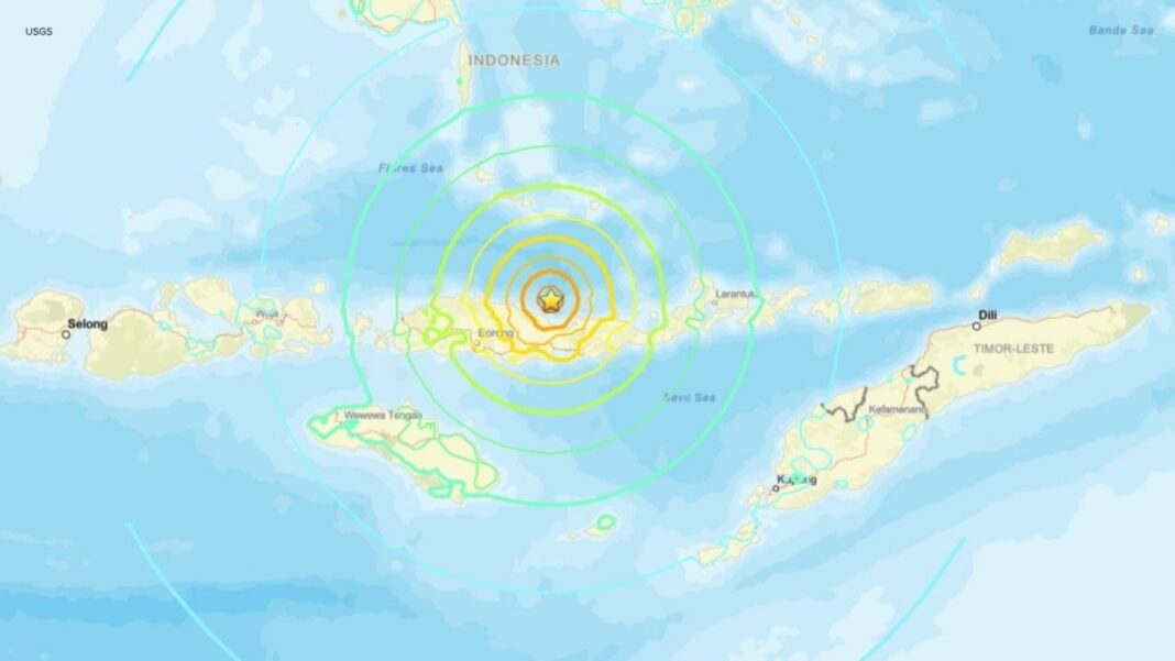 Indonesia earthquake: 7.7-magnitude quake strikes off coast of Indonesia, killing at least 5