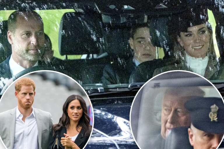 Kate Middleton Joins Prince William and King Charles for Public Outing Amidst Harry and Meghan’s Recent UK Relocation News