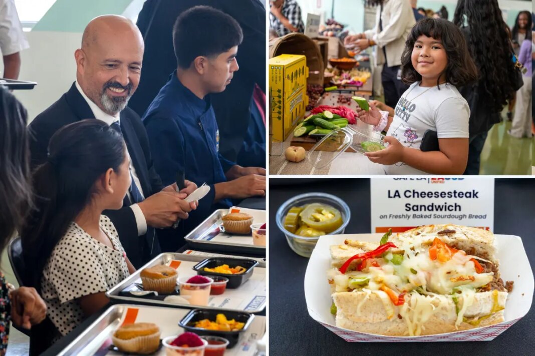 LAUSD unveils new student-created school menus for the upcoming year