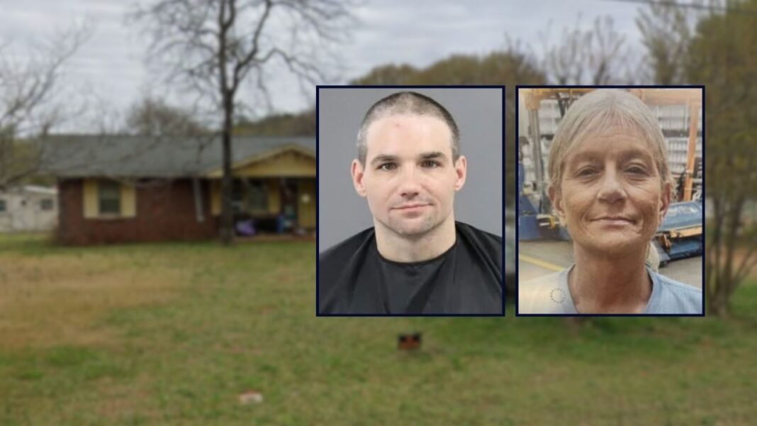 Justin Queen and Christy Dunn appear inset against an image of a house in South Carolina.