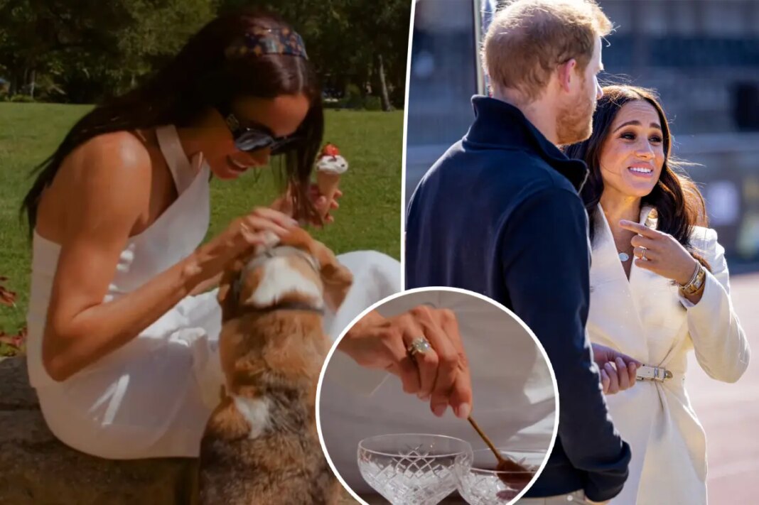 Meghan Markle finally gave fans a close-up look at her massive new diamond ring