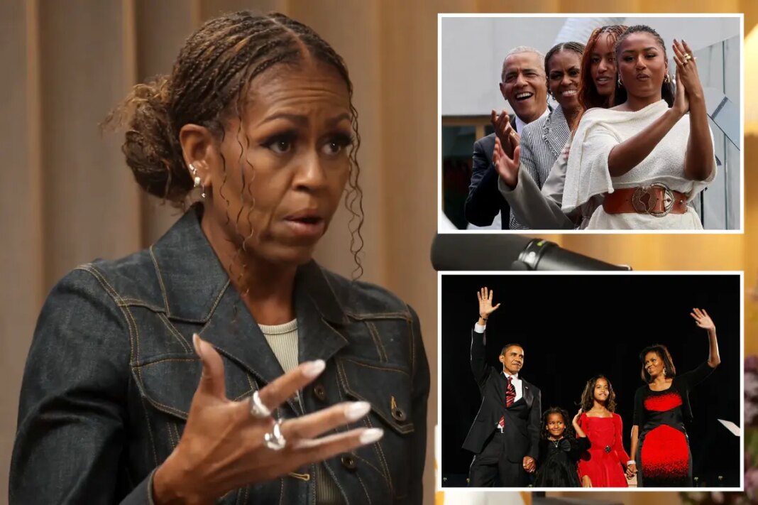 Michelle Obama admits she doesn't miss having daughters at home