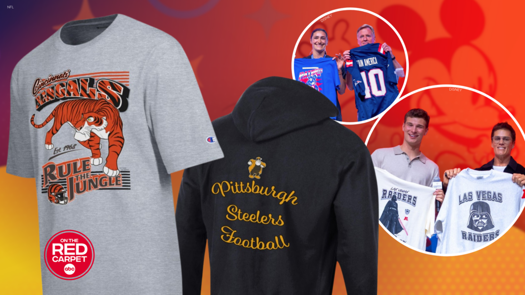 NFL teams draft Disney, Pixar, Marvel and Star Wars icons for ultimate apparel line