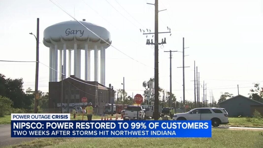NIPSCO power outage update: Gary, Indiana power restored for most; severe weather outlook tomorrow includes tornado chance