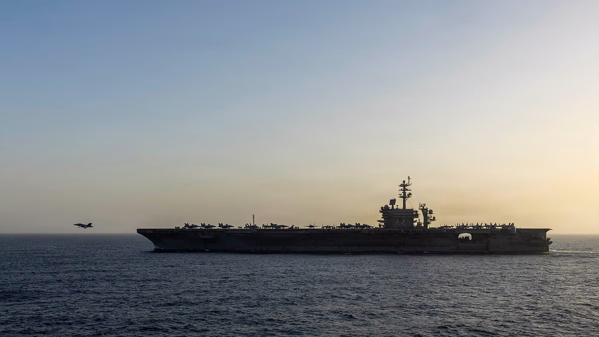 Navy sailors attempt to jump overboard from USS Abraham Lincoln