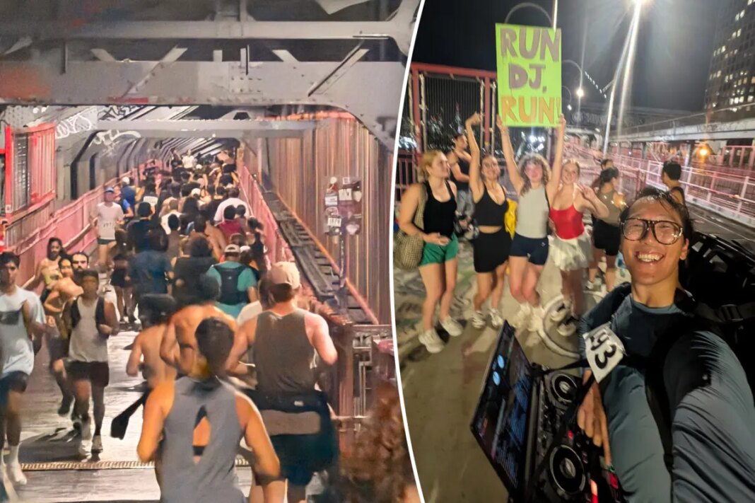People ran back and forth across the Williamsburg Bridge for insane ‘marathon’