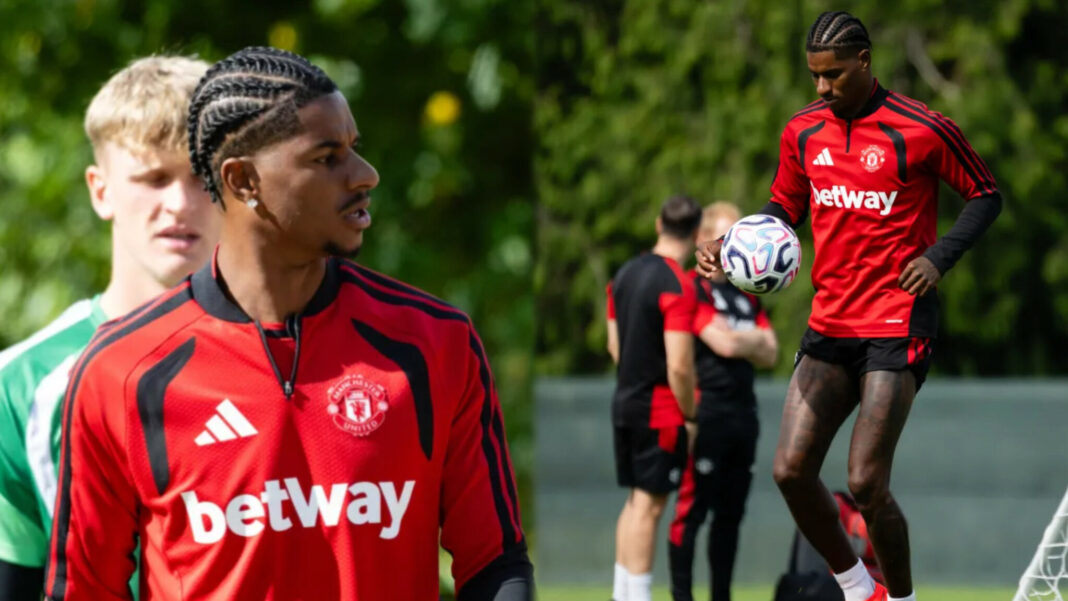 Rashford begins training with Man United ahead of new Premier League season