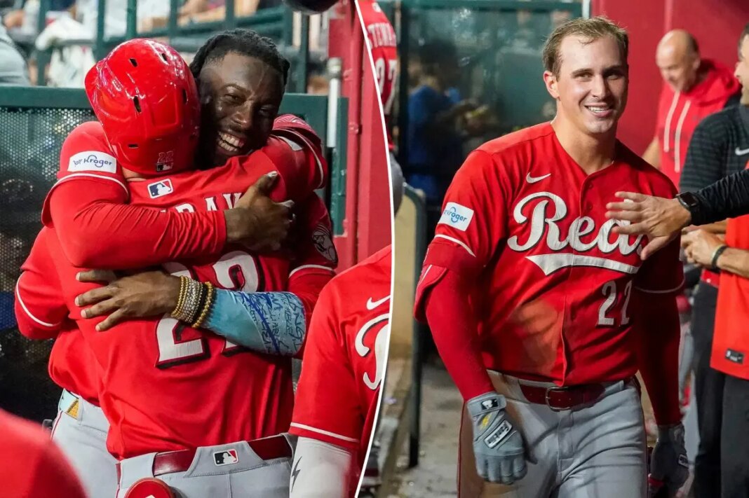Reds' JJ Bleday homers to complete in blowout win