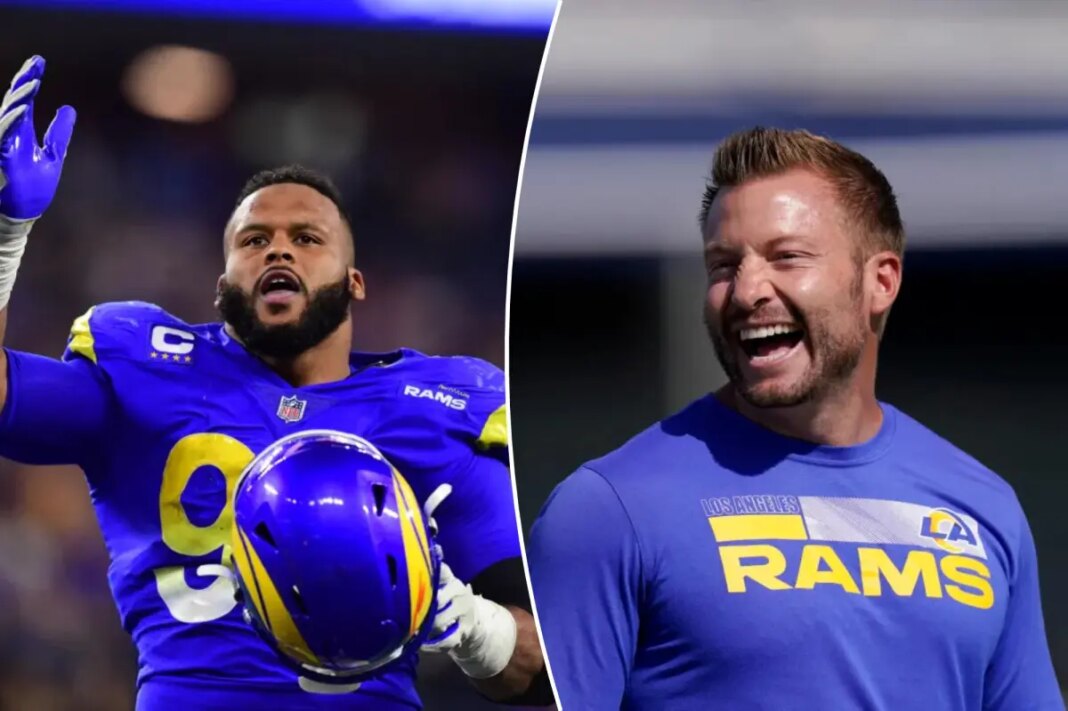 Sean McVay reveals meaning behind Aaron Donald’s Rams return