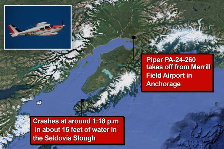Tragic Alaska Plane Crash: 4 Killed as Aircraft Plummets into Shallow Waters Near Remote Town