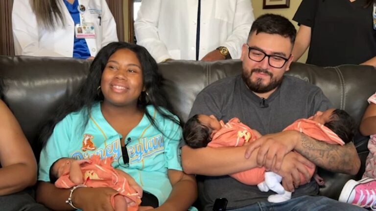 California Couple Welcomes Rare Naturally Conceived Triplets