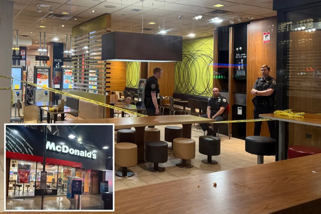 Teenage tourist stabbed in 'unprovoked' attack inside McDonald's near Times Square: sources