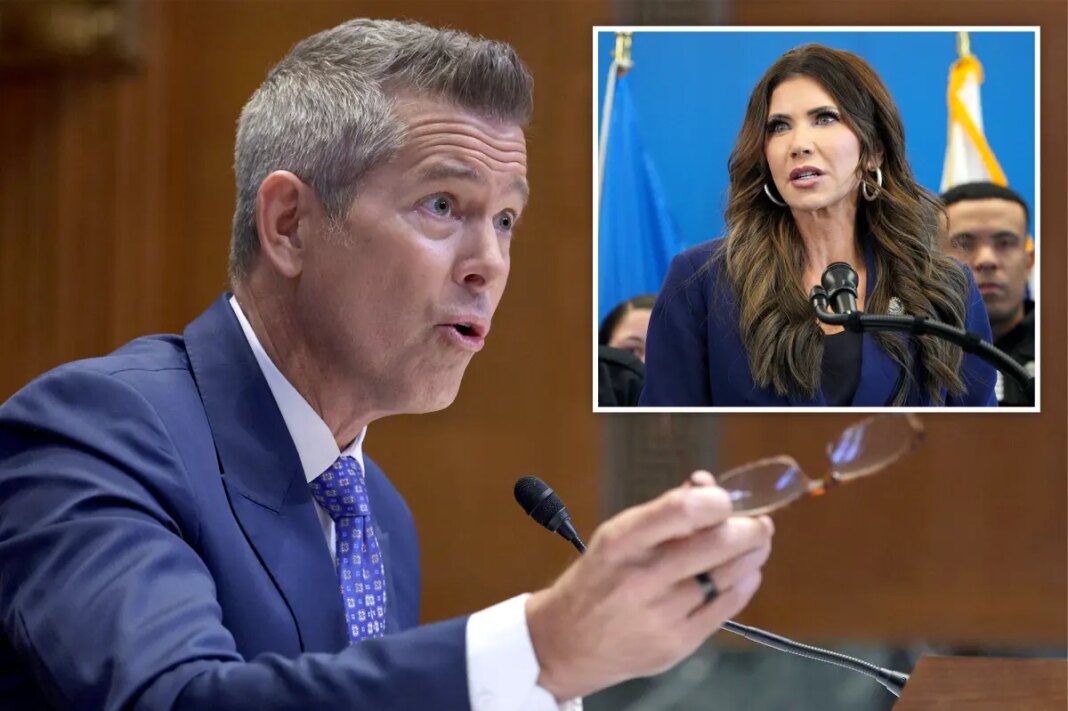 Transportation Secretary Sean Duffy teases 'unprecedented fraud crackdown' announcement with DHS, DOJ