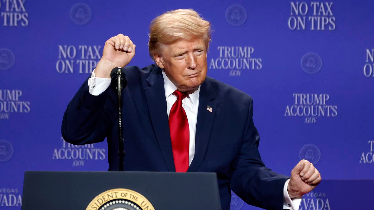 Trump's hair-raising appearance in Vegas sends sleuths into a frenzy