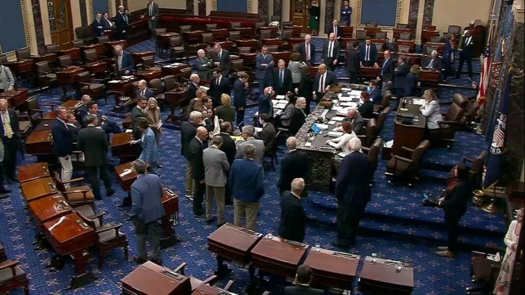 US Senate approves funding bill to avoid government shutdown before midterm election 2026