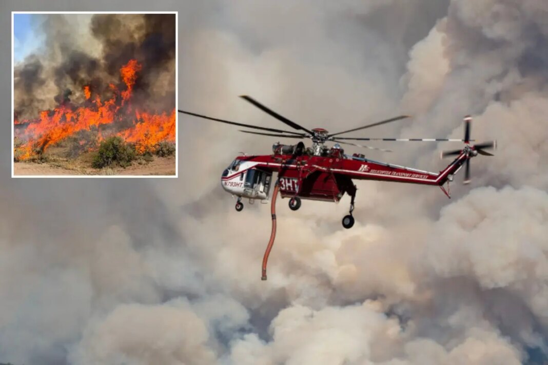 Utah helicopter crash pilots dead battling wildfire