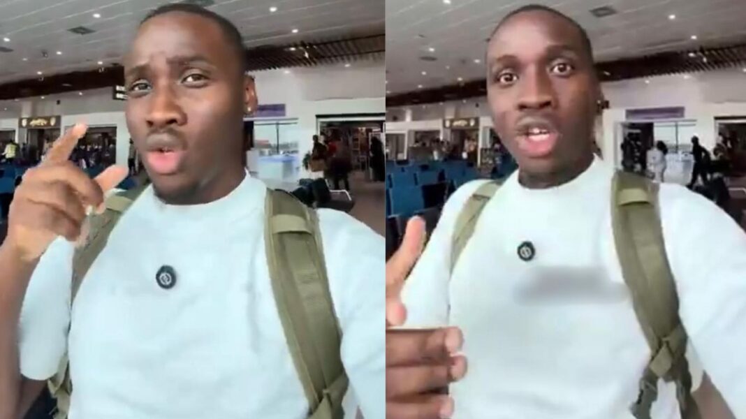 “What if it was something illegal?” – Man shares scary airport encounter with a Nigerian stranger