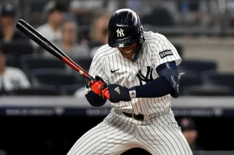 Yankees’ George Lombard Jr. Exits With Possible Knee Injury